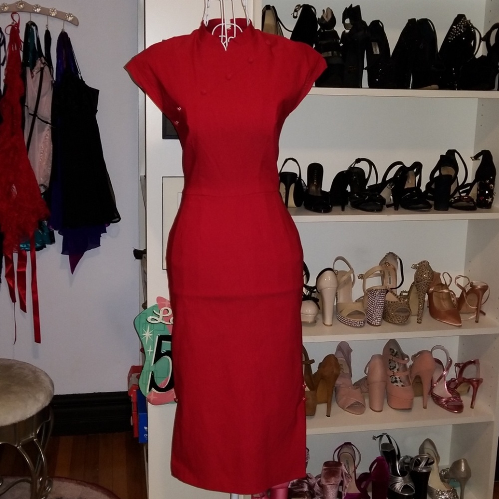 Retro wiggle dress